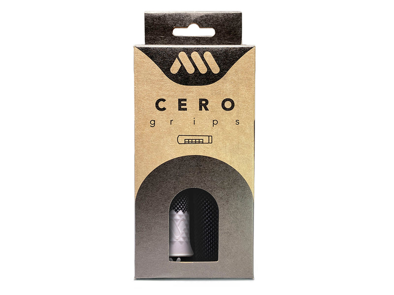 AMS grips Cero model black and white color product inside the packaging