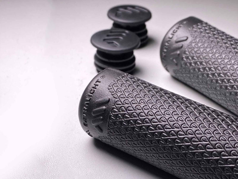 AMS Extralight foam grips detail of the tesla valve texture