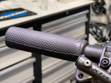 AMS Extralight foam grips installed on a XC bike bar