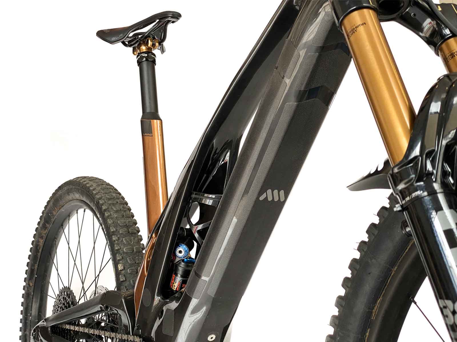 Frame Guard AMS Honeycomb Frame Guard E-Bike - Clear