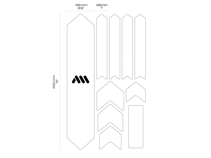 AMS X Red AMS Frame Guard Extra main measures