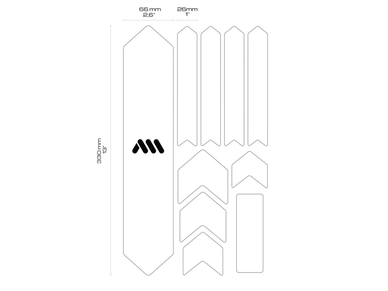 AMS Frame Guard Zebra Extra size main measures