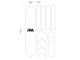AMS Honeycomb Frame Guard Extra. DROPS WHITE