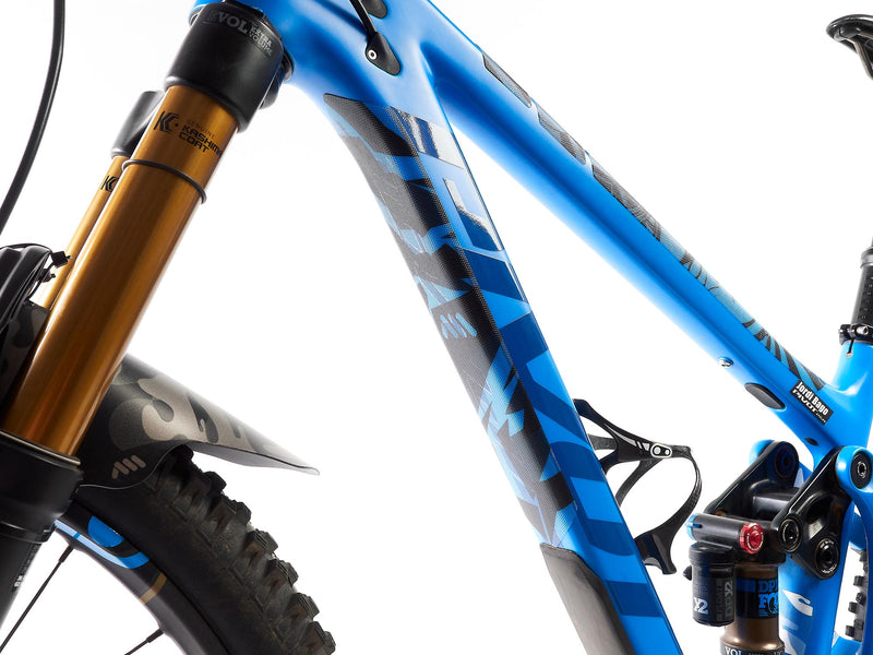 All Mountain Style Honeycomb Frame Guard, Clear/Camo Chainstay/Frame
