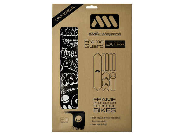 Test All Mountain Style AMS Honeycomb Frame Guard XL Black