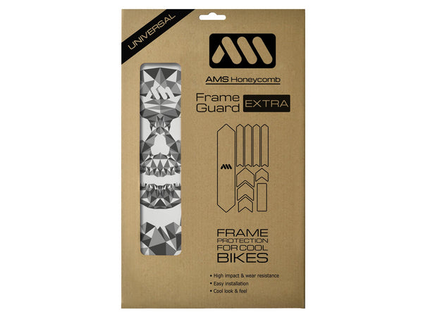 AMS Skull Frame Guard Extra size in the packaging