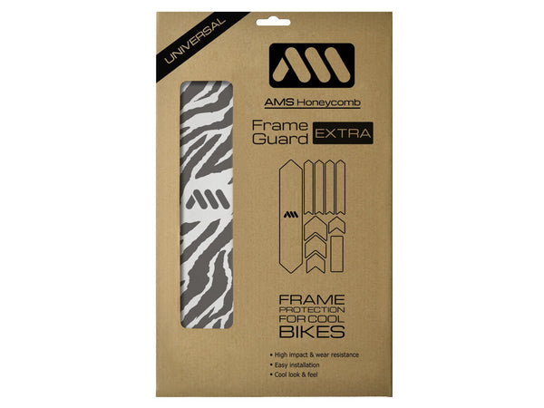 AMS Frame Guard Zebra Extra size inside the packaging