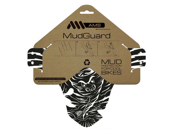 AMS Mud Guard Tornado design product inside the packaging