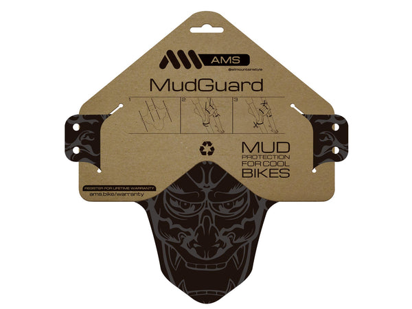 AMS Mud Guard Devil design product in the packaging