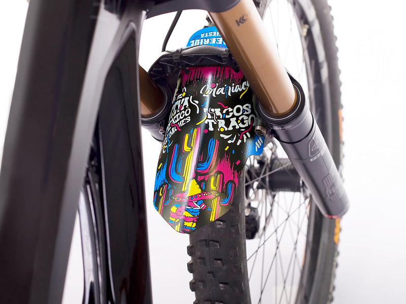 AMS Mud Guard X Freeride Fiesta installed on a bike