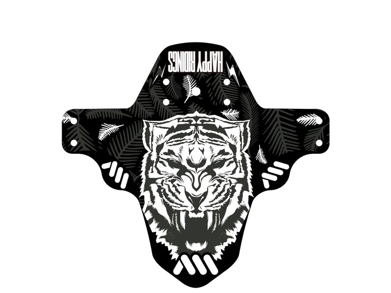 AMS Mud Guard Happy Ridings flat outside the packaging