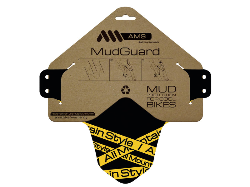 AMS Mud Guard Toxic inside the packaging