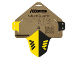 AMS Mud Guard Yellow and Black flat inside the packaging