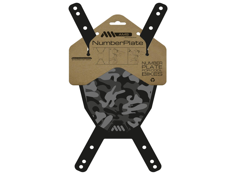 AMS Number Plate Camo design in its packaging