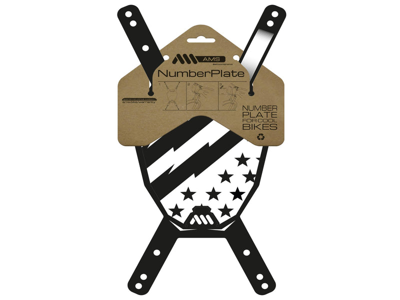 Mountain bike clearance number plate