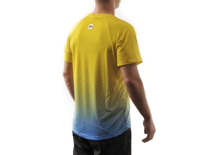 AMS Drops short sleeve jersey in yellow back