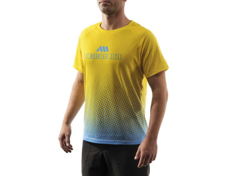 AMS Drops short sleeve jersey in yellow front