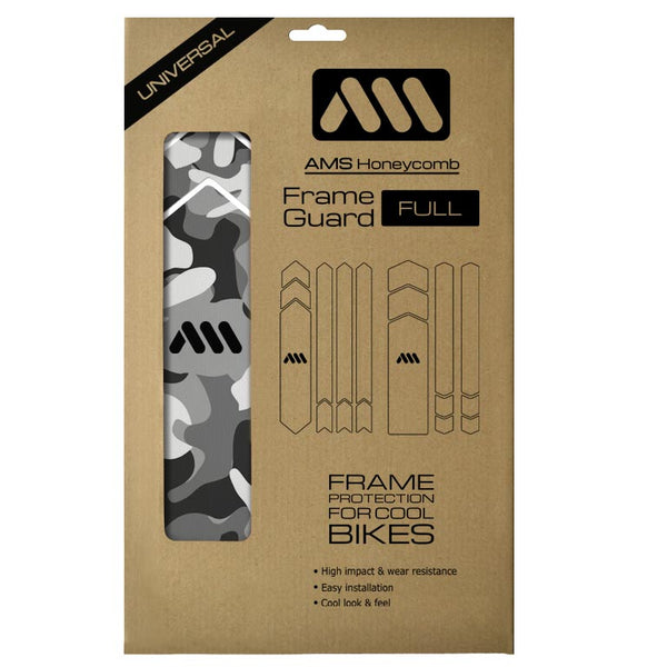 ALL MOUNTAIN STYLE (AMS) XL Frame Guard Frame Protection Kit Camo :: £29.99  :: Cycle Accessories :: Frame & Fork - Protection :: Rush Cycles South  Wales Cycle Shop Specialists