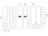 AMS honeycomb Frame Guard Total size main measures