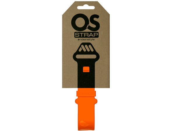 AMS OS Strap in orange color inside the packaging