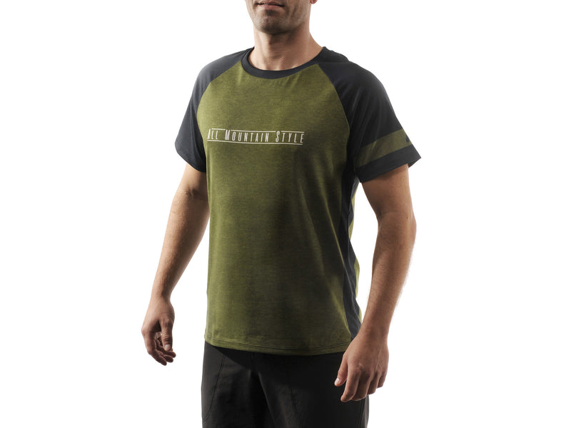 AMS Patrol short sleeve jersery in green front