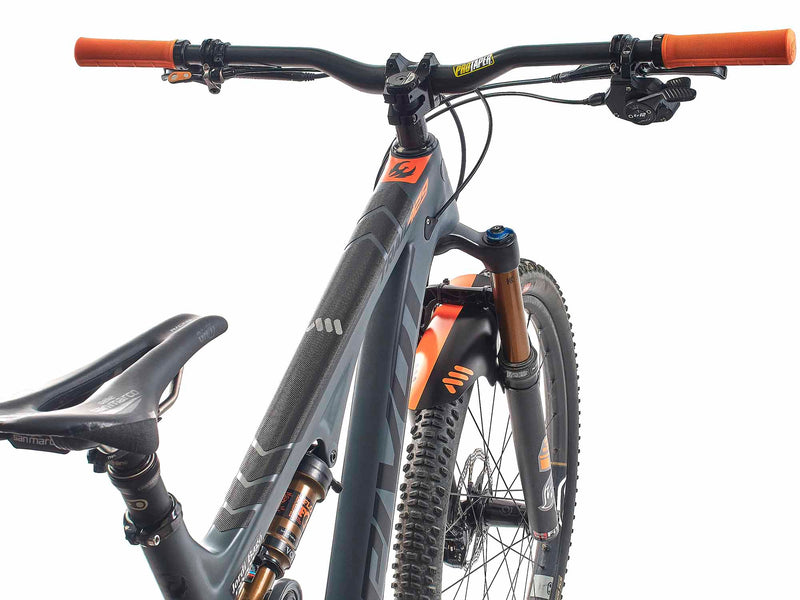 Test All Mountain Style AMS Honeycomb Frame Guard XL Black