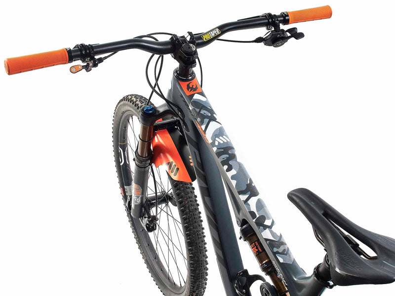 camouflage mountainbike All Mountain Style Honeycomb Frame Guard Basic White Camo