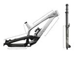 AMS Frame Guard Total Size Clear for a total bike protection