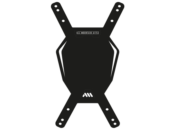All Mountain Style Number Plate Black without packaging