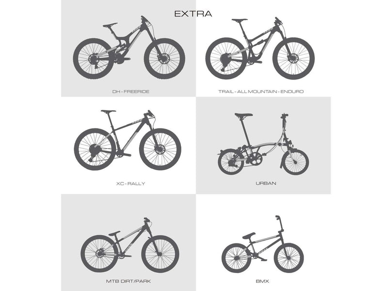 AMS X Velo Solutions Pump for Peace Frame Guard Extra application examples on different types of bikes